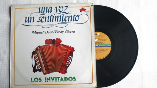Vinyl Vinilo Lp Acetato Una Voz Un Sentimiento Los Invitados
