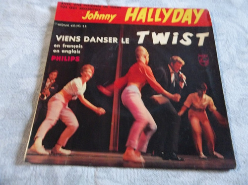 Johnny Hallyday - Viens Danser Le Twist - 7 Ep Vinilo