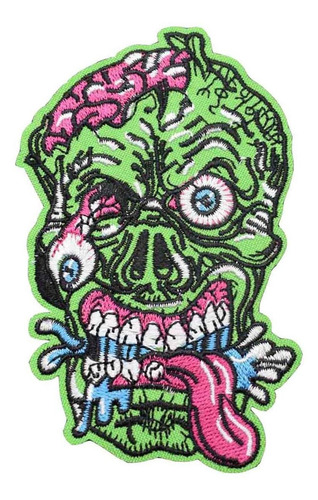 Parches Bordados Para Gorras Zombie, Mxizm-001, 1 Parche, Zo