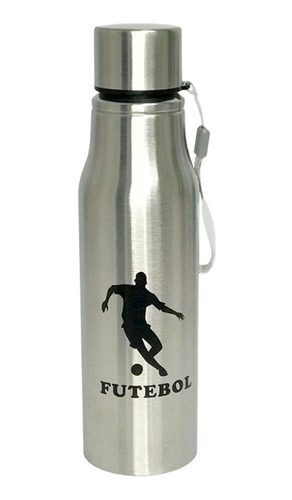 Garrafa De Aço Inox Esportes 750ml Sortida- Kit Girl