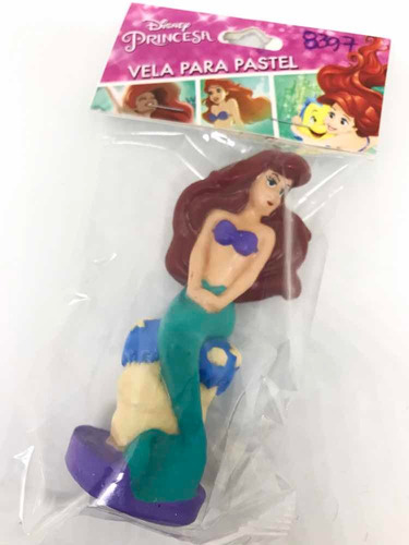 Vela Velita Sirenita Ariel Sirena Mermaid Cera Figura Gm