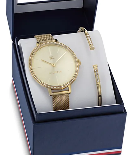  Tommy Hilfiger Reloj de pulsera de acero inoxidable y