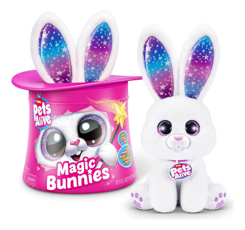 Pets Alive Magic Bunnies (perla) De Zuru Electronic Plush...