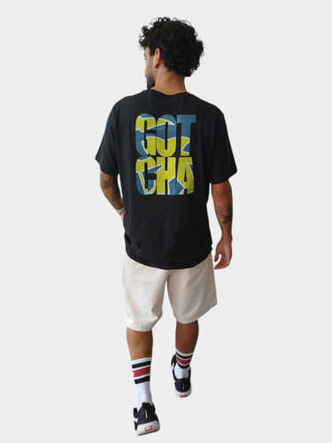 Remera Hombre Gotcha Backside Talles S Al 2xl Manga Corta