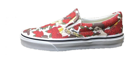 Tenis Vans Classic Slip-on Disney Belle Look Trendy