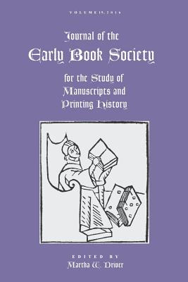Libro Journal Of The Early Book Society Vol. 19 - Driver,...