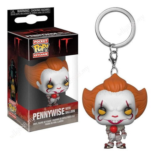 Llavero De Pennywise / It (eso) - Incluye Caja Funko