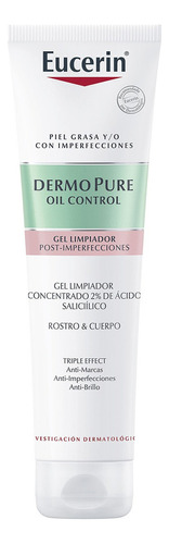 Eucerin Gel Limpiador Dermopure Concentrado X150ml Tipo de piel Grasa