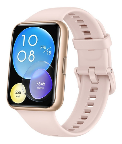 Smartwatch Huawei Watch Fit 2 1.74'' Amoled 4gb 5 Atm Color De La Caja Rosa Color De La Correa Rosa Color Del Bisel Rosa