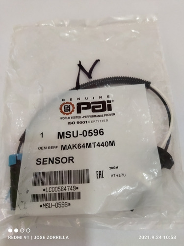 Sensor De Velocidad Rpm Modelos  Mack Granite Cv Gu Y Cx613.