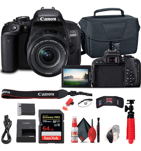 Canon Eo Rebel Ti Camara Dslr Lente Stm Memoria Gb Tapa