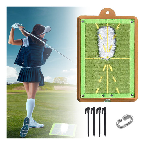 Tapete De Swing For Golf, Ayuda For El Entrenamiento De Go