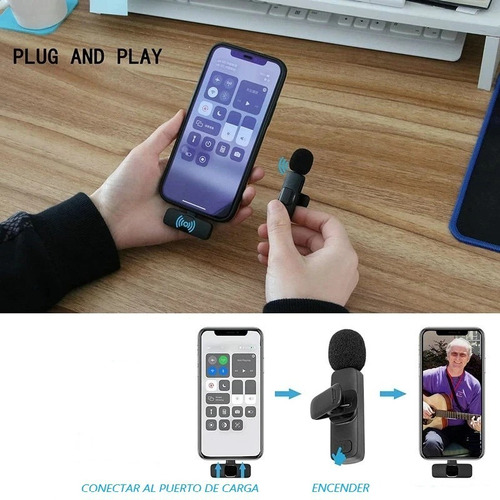 Micrófono Lavalier Inalámbrico Para Celular Todos