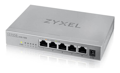 Zyxel Interruptor No Administrado Multigigabit De 5 Puertos
