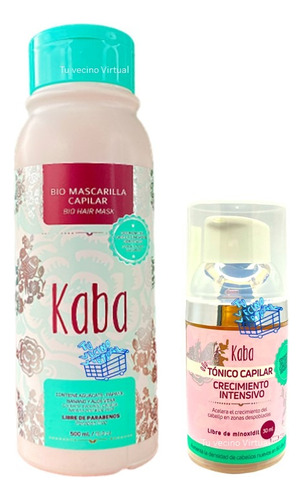 Kaba Tonico Capilar + Biomascar - mL a $180