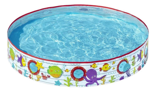 Piscina Infantil Bebe Semirrígida 435 Litros Bestway