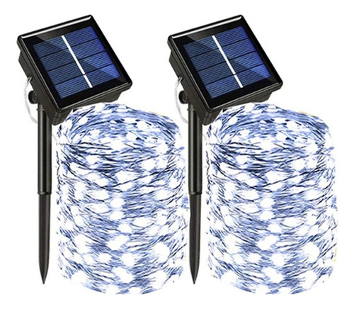 2x30m Serie Solar Luces Navidad Fiesta Tira (60m)