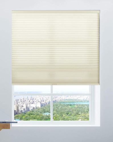 Persiana Celular Inalámbrica De Panal 46.5x48 Crema Filtrant