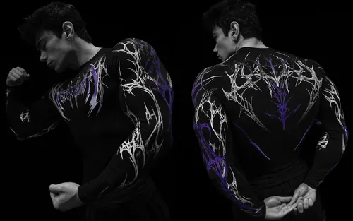 Camiseta Masculina Breathedivinity De Manga Comprida Para Gi