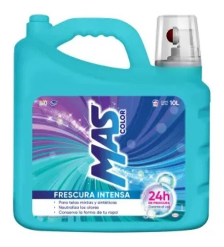 Detergente Líquido Mas Cuidado Y Frescura 10l