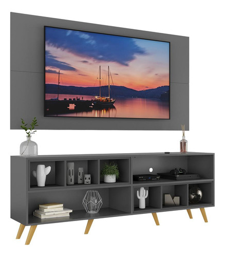 Rack Com Painel E Suporte Tv 65 Multimóveis V1040