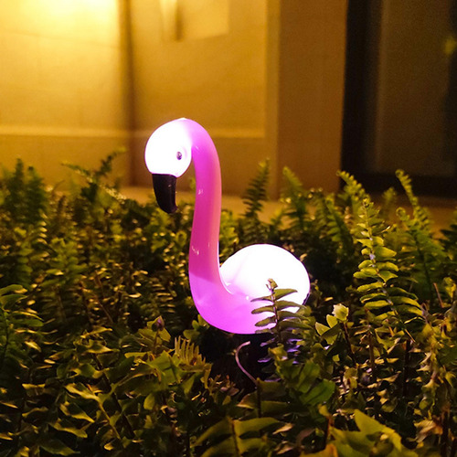 3 Piezas De Luz De Paisaje De Flamencos, Luz De Césped, Luz