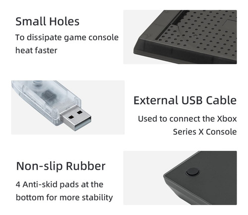 Soporte Base Stand Rgb Control + App Para Xbox Series X | S