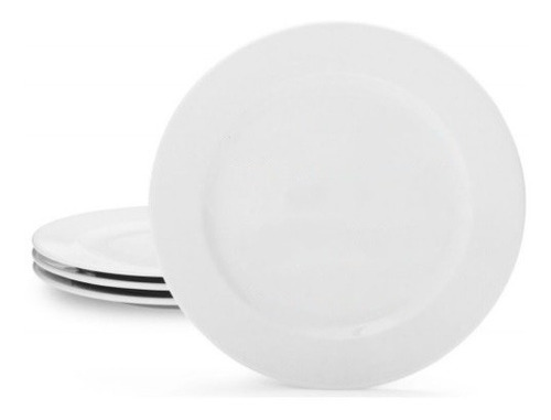 12 Plato Melamine Melamina Blanco 23cm Mmpr9w Ñ. Winco