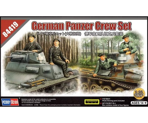 Hobby Boss C.84419 German Panzer Crew Set 1/35 