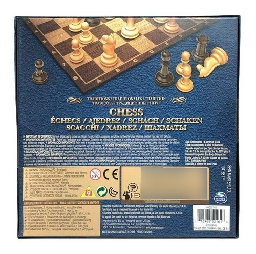 Juego De Mesa Ajedrez De Madera Juego