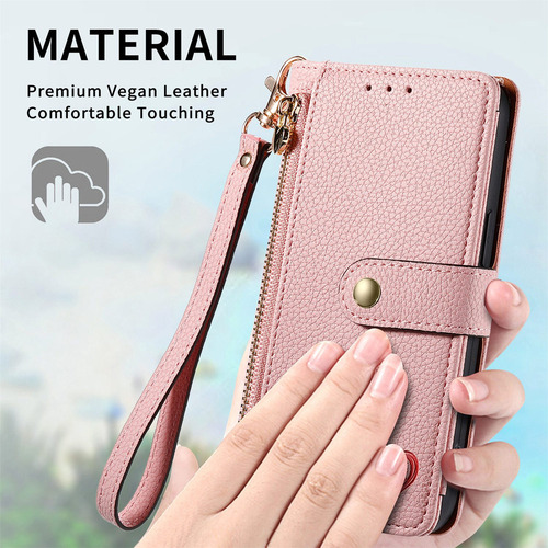 . Funda De Piel Tipo Cartera For Teléfono Oneplus Nord .