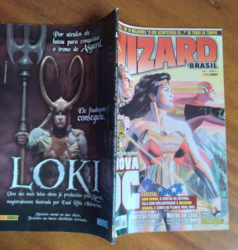 Revista Wizard Brasil 17 2005 / A Mova Dc American Flagg Hq. (Usado)