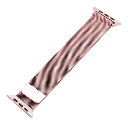 Imagen 5 de 9 de Pack Correa Acero Magnetica Compatible Apple Watch + Mica