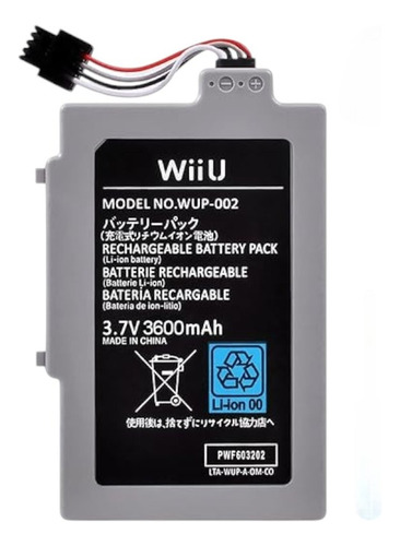 Bateria Recargable Interna Gamepad Wii U Nintendo