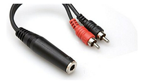 Hosa Ypr-257 1/4  Trsf A Doble Rca Estéreo Cable Multiconect