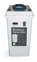 Comprar Recipiente Reciclado basura Colombraro Adosables 60L color negro