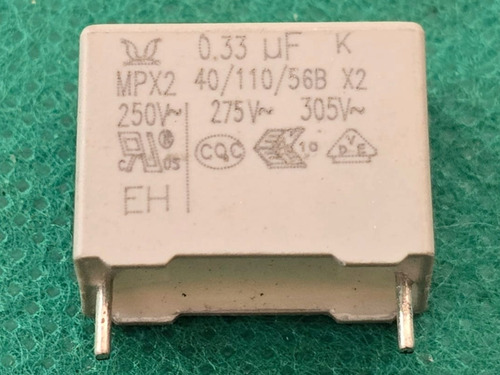 100x Capacitor Poliester 330nf/305v 330k/305v X2 Supressor