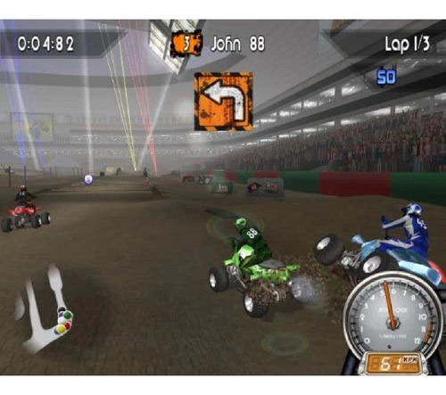 Jogo Atv Quad Kings E Racing Wheel Nintendo Wii Midia Fisica