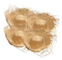 Comprar Kit 4 Chapéus De Palha Desfiado Adulto Festa Junina