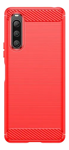 Suitable For Xperia 10 V Mobile Phone Case, Brushed Carbon Fiber Drop-proof Case