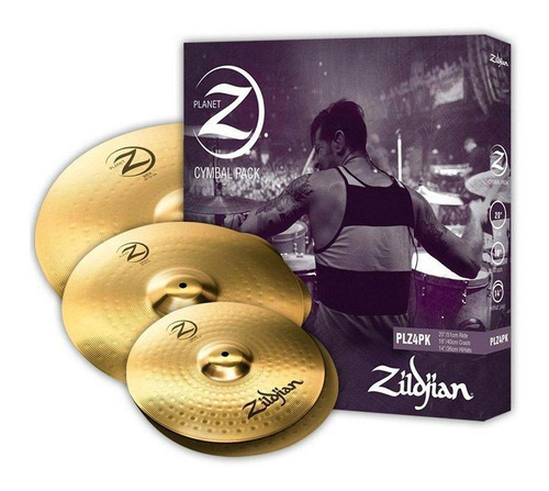 Pack Paquete 4 Platillos Zildjian Planet Z Plz4pk