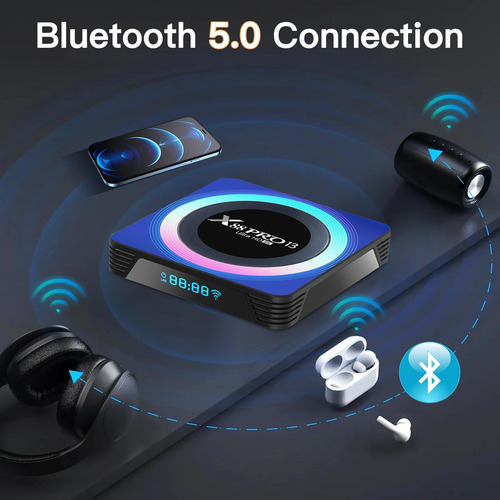 Conjunto De Chips Android 130 Tv Box Gb 64 Gb 8k Android Box