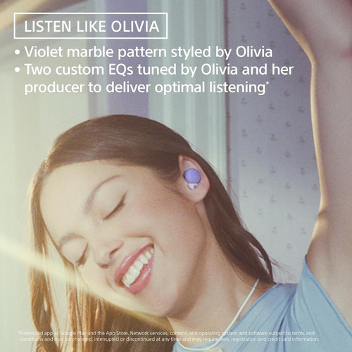 Auriculares Sony Wfls900n/v X Olivia Rodrigo Bluetooth