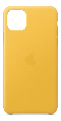 Funda Oficial De Apple Cuero Para iPhone 11 Pro Max, Yellow