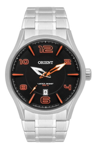 Relógio Orient Masculino Aço Mbss1318 Posx Prova D'água