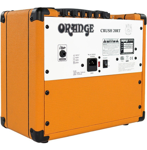 Imagem 3 de 5 de Amplificador Orange Crush 20rt Combotransistor 20w Laranja