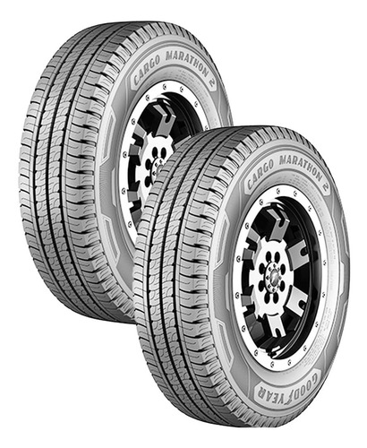 Paq 2 Llantas 195/70 R15 Goodyear Cargo Marathon 2 104/102r