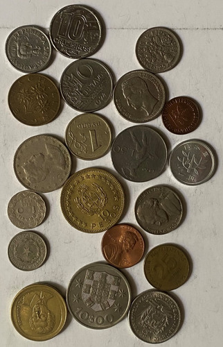 Lote 20 Monedas Japón Paraguay Brasil Usa Alemania 897/6m