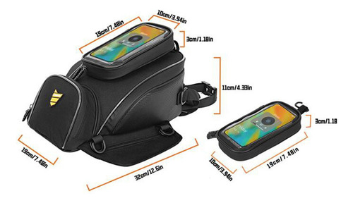 Saco De Tanque De Motocicleta Universal À Prova D'água