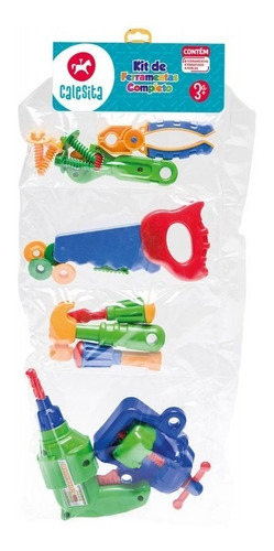 Kit Set De Herramientas Completo Calesita Rivaplast 457